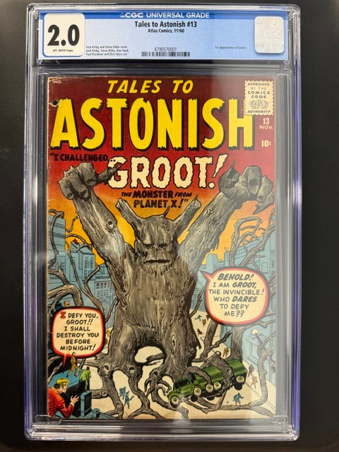 Tales to Astonish #13, CGC 2.0, OFF-WHITE PAGES, Atlas Comics