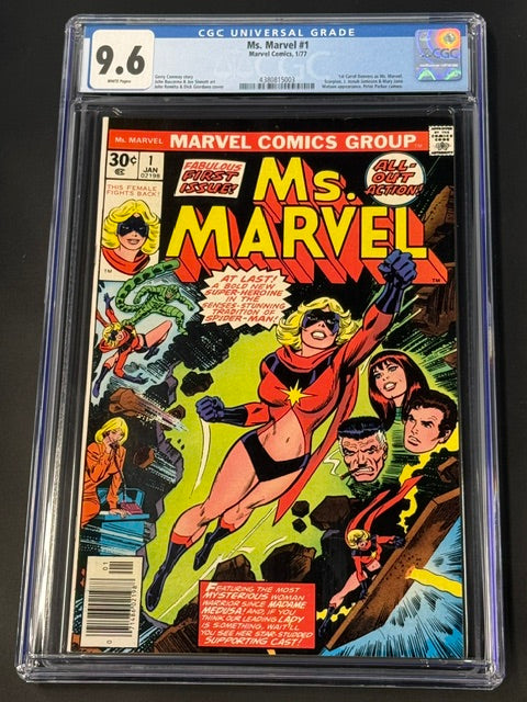 Ms. Marvel #1, CGC 9.6, WHITE PAGES, Marvel Comics