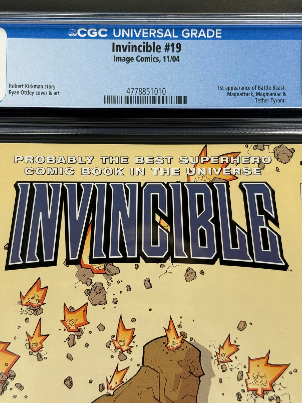 Invincible #19, CGC 9.4, WHITE Pages, Image Comics