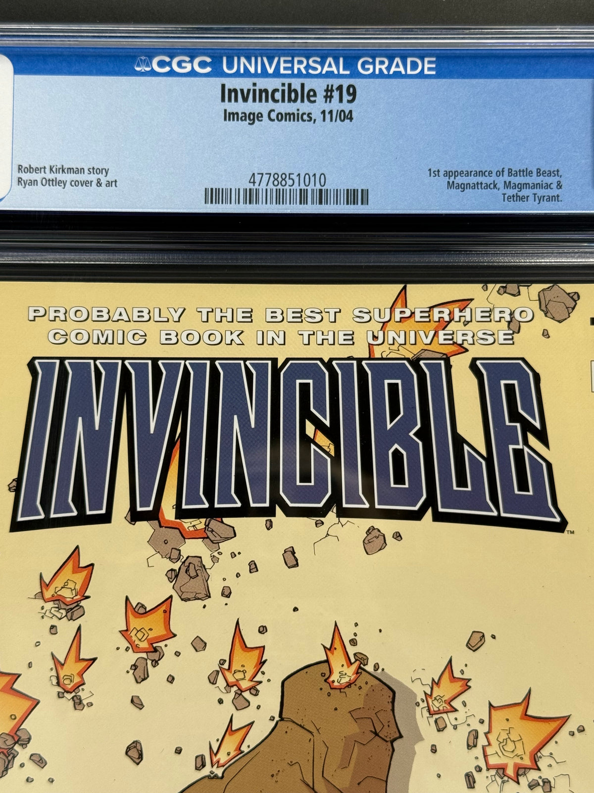 Invincible #19, CGC 9.4, WHITE Pages, Image Comics