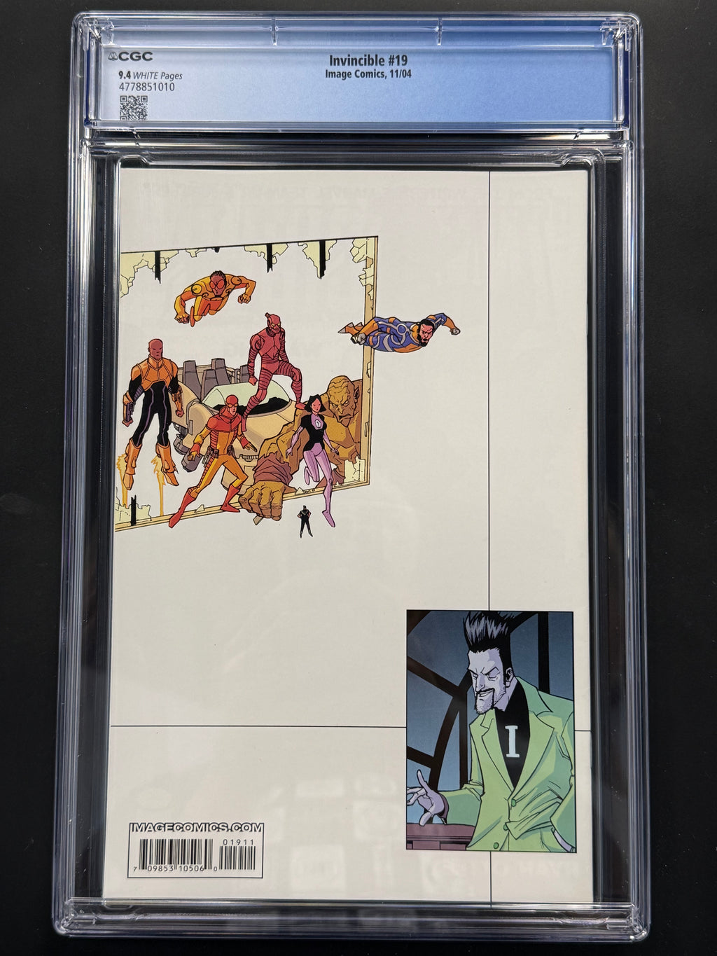 Invincible #19, CGC 9.4, WHITE Pages, Image Comics