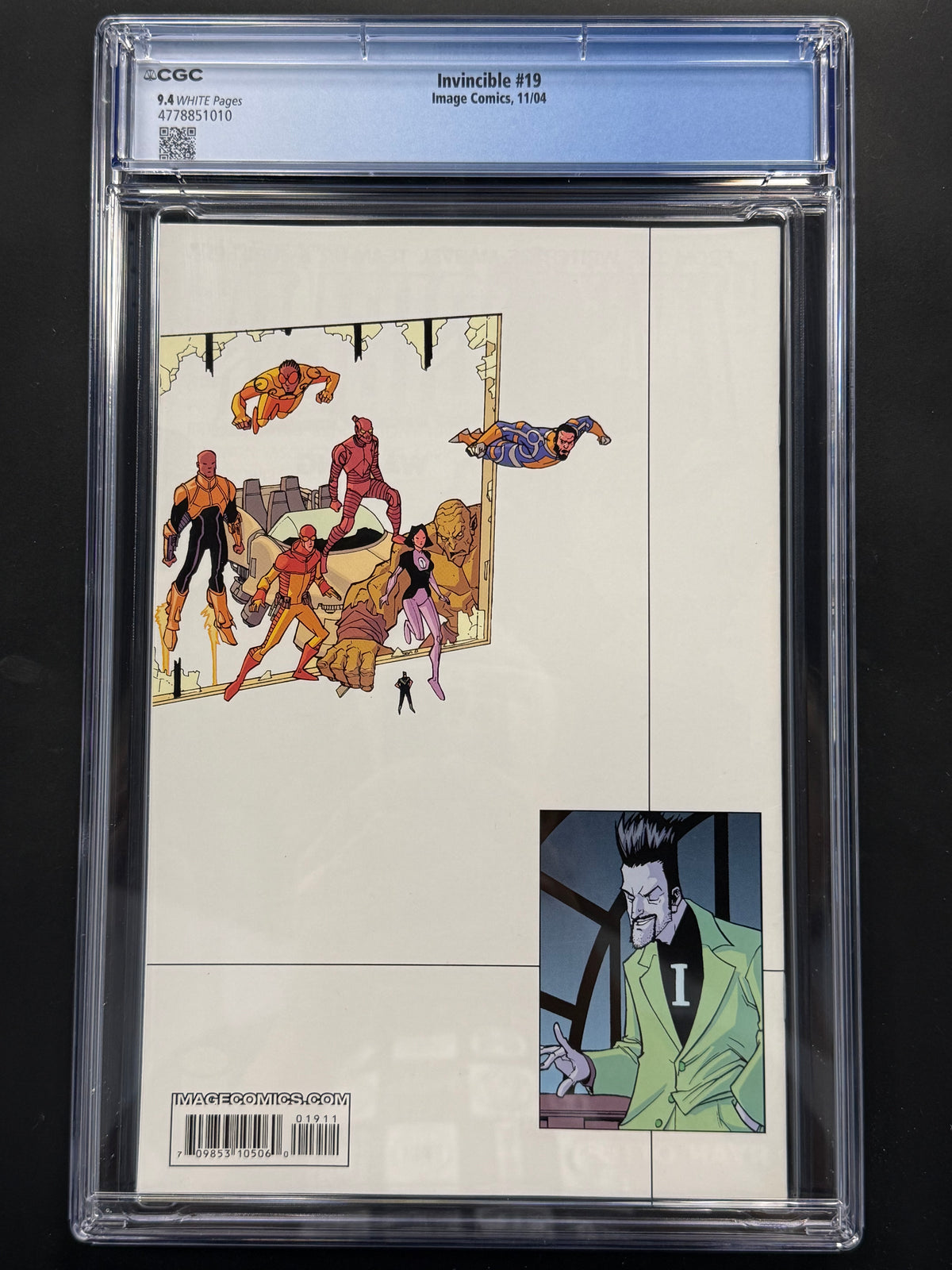 Invincible #19, CGC 9.4, WHITE Pages, Image Comics