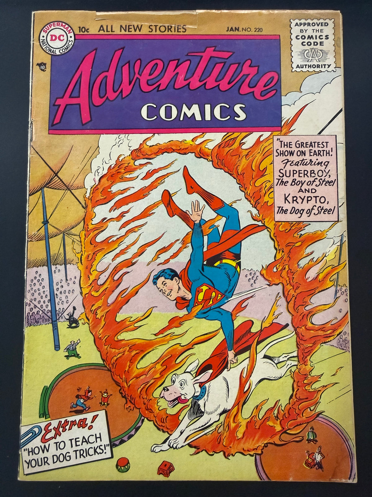 Adventure Comics #220, Golden Age: 1956