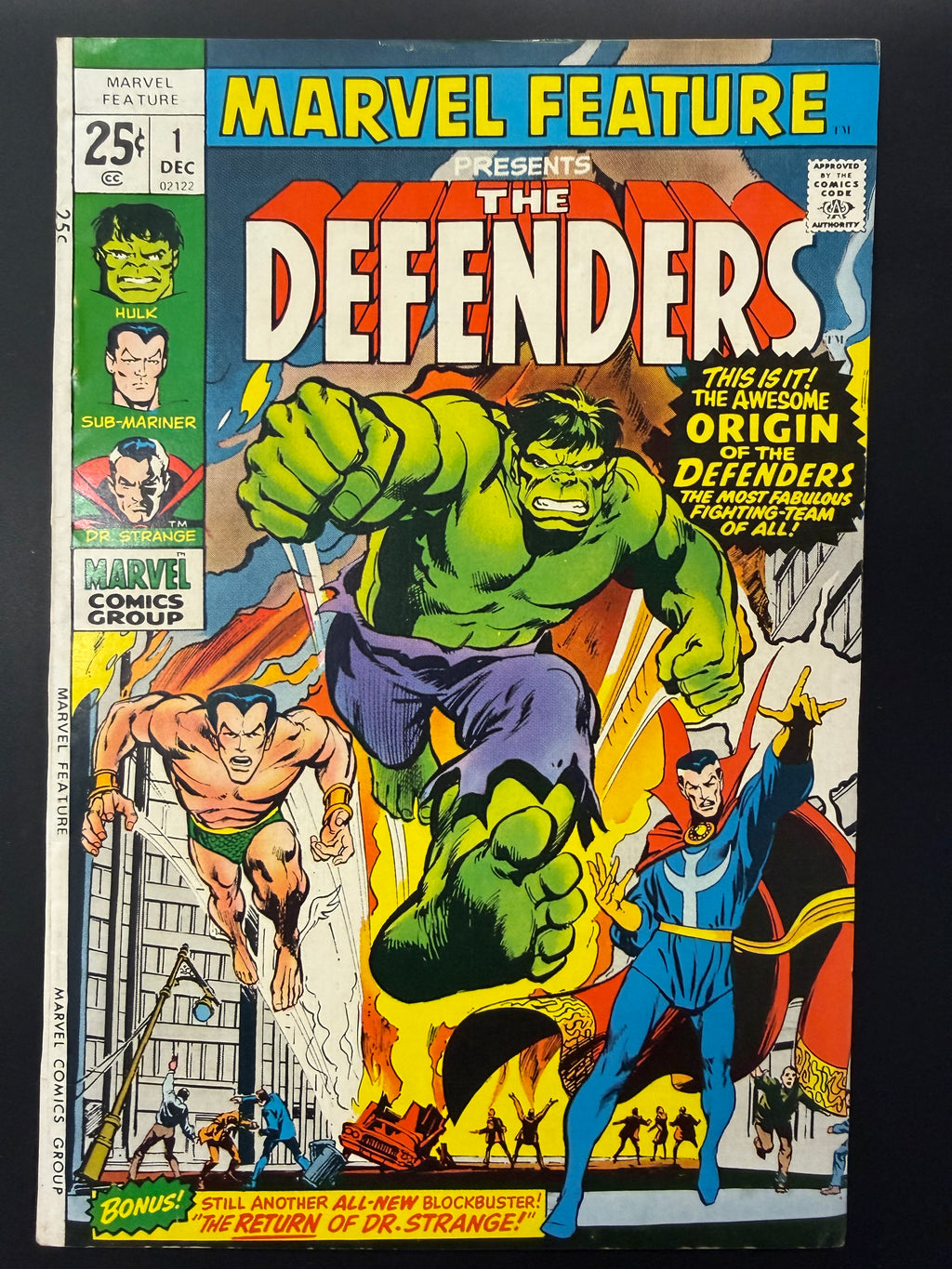 The Defenders #1, Bronze Age: 1971, Marvel Comics
