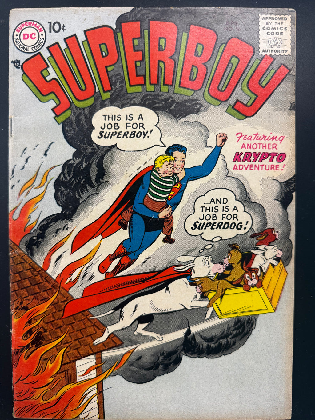 Superboy #56, Silver Age: 1957, D.C Comics