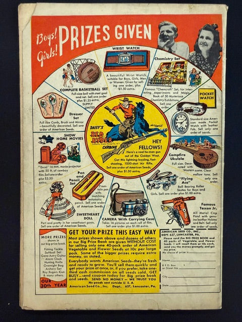 Jumbo Comics #108, Golden Age: 1948, Fiction House Publishers