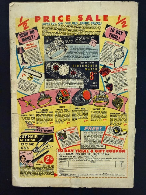 Tales of Terror #1, Golden Age: 1952, Toby Press Publisher