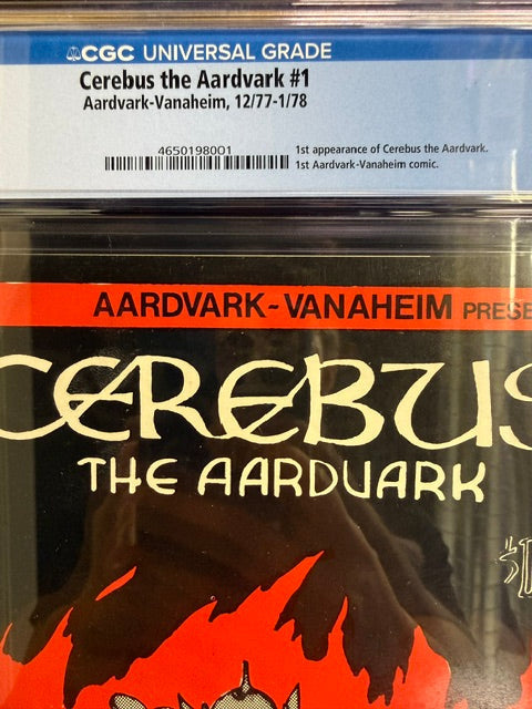 Cerebus #1, CGC 8.0, OFF-WHITE to WHITE PAGES, Marvel Comics Group